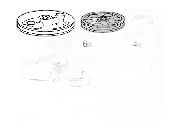 LEGO Assorted Pulleys set