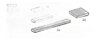 LEGO Flat Tiles set