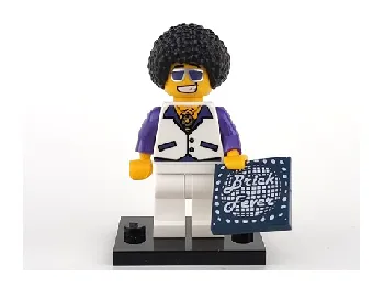 LEGO Disco Dude, Series 2 (Complete Set with Stand and Accessories) set