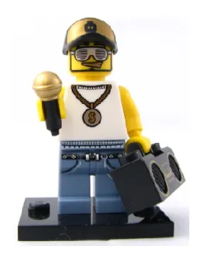 LEGO Rapper, Series 3 (Complete Set with Stand and Accessories) minifigure