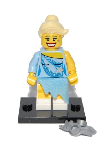 LEGO Ice Skater, Series 4 (Complete Set with Stand and Accessories) set