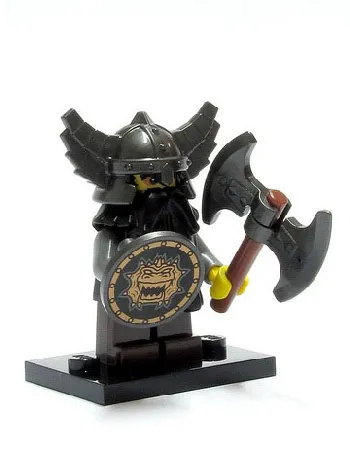 LEGO Evil Dwarf, Series 5 (Complete Set with Stand and Accessories) set