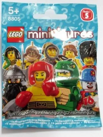 LEGO Lizard Man, Series 5 (Complete Set with Stand and Accessories) set