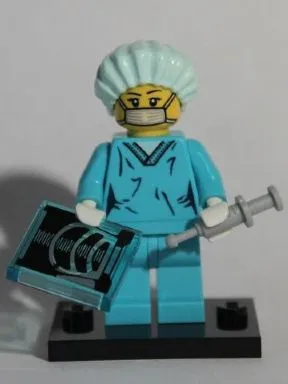 LEGO Surgeon, Series 6 (Complete Set with Stand and Accessories) set
