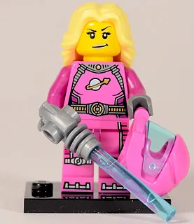 LEGO Intergalactic Girl, Series 6 (Complete Set with Stand and Accessories) set