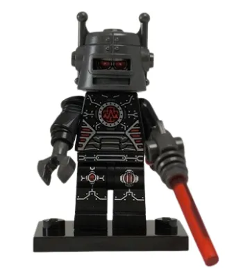 LEGO Evil Robot, Series 8 (Complete Set with Stand and Accessories) set box