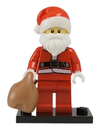 LEGO Santa, Series 8 (Complete Set with Stand and Accessories) set