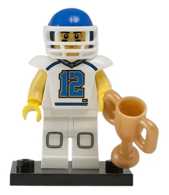 LEGO Football Player, Series 8 (Complete Set with Stand and Accessories) set