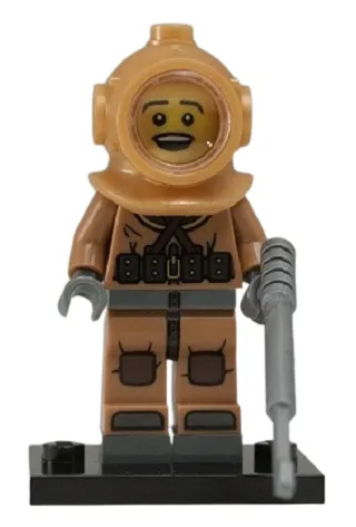 LEGO Diver, Series 8 (Complete Set with Stand and Accessories) set