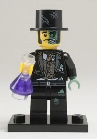 LEGO Mr. Good and Evil, Series 9 (Complete Set with Stand and Accessories) set