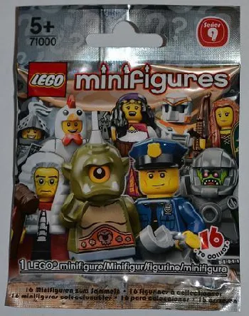 LEGO Heroic Knight, Series 9 (Complete Set with Stand and Accessories) set