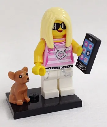 LEGO Trendsetter, Series 10 (Complete Set with Stand and Accessories) set