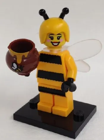 LEGO Bumblebee Girl, Series 10 (Complete Set with Stand and Accessories) set