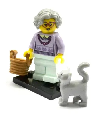 LEGO Grandma, Series 11 (Complete Set with Stand and Accessories) set