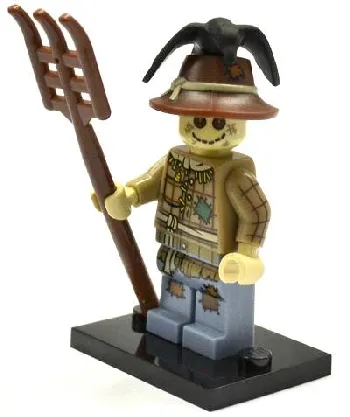 LEGO Scarecrow, Series 11 (Complete Set with Stand and Accessories) set