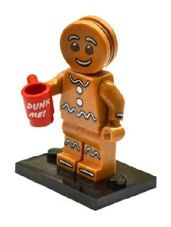 LEGO Gingerbread Man, Series 11 (Complete Set with Stand and Accessories) set