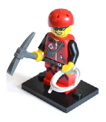 LEGO Mountain Climber, Series 11 (Complete Set with Stand and Accessories) set