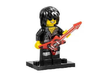 LEGO Rock Star, Series 12 (Complete Set with Stand and Accessories) set