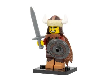 LEGO Hun Warrior, Series 12 (Complete Set with Stand and Accessories) set