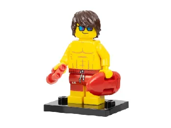LEGO Lifeguard, Series 12 (Complete Set with Stand and Accessories) set
