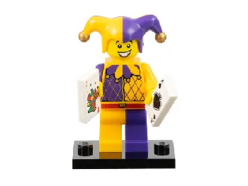 LEGO Jester, Series 12 (Complete Set with Stand and Accessories) set