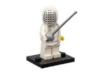 LEGO Fencer, Series 13 (Complete Set with Stand and Accessories) set