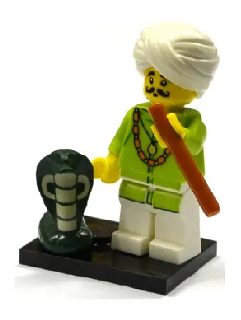 LEGO Snake Charmer, Series 13 (Complete Set with Stand and Accessories) set
