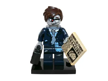 LEGO Zombie Businessman, Series 14 (Complete Set with Stand and Accessories) set