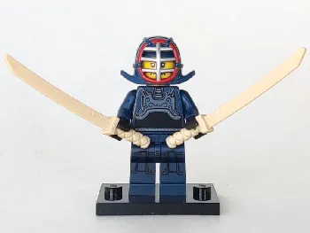 LEGO Kendo Fighter, Series 15 (Complete Set with Stand and Accessories) set