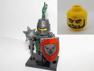 LEGO Frightening Knight, Series 15 (Complete Set with Stand and Accessories) set