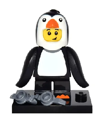 LEGO Penguin Boy, Series 16 (Complete Set with Stand and Accessories) set