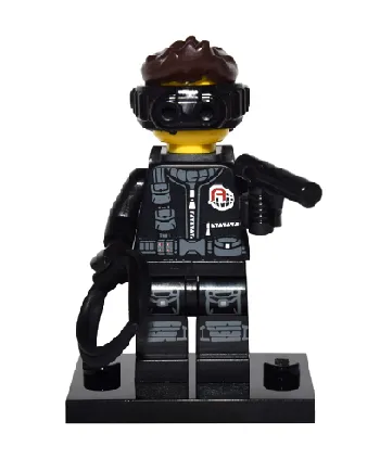 LEGO Spy, Series 16 (Complete Set with Stand and Accessories) set