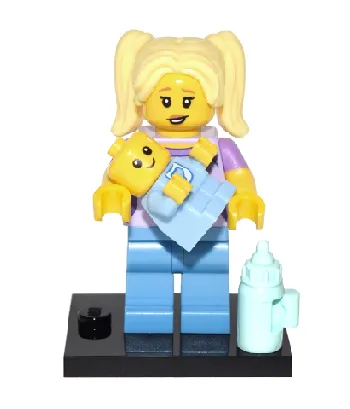 LEGO Babysitter, Series 16 (Complete Set with Stand and Accessories) set