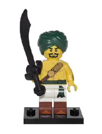 LEGO Desert Warrior, Series 16 (Complete Set with Stand and Accessories) set