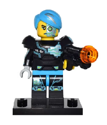 LEGO Cyborg, Series 16 (Complete Set with Stand and Accessories) set