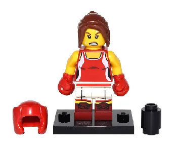 LEGO Kickboxer, Series 16 (Complete Set with Stand and Accessories) set