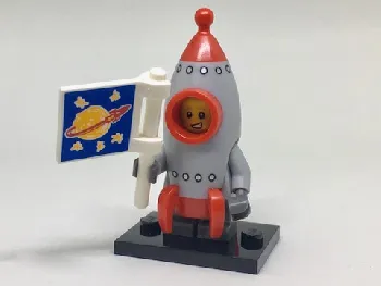 LEGO Rocket Boy, Series 17 (Complete Set with Stand and Accessories) set