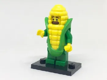 LEGO Corn Cob Guy, Series 17 (Complete Set with Stand and Accessories) set