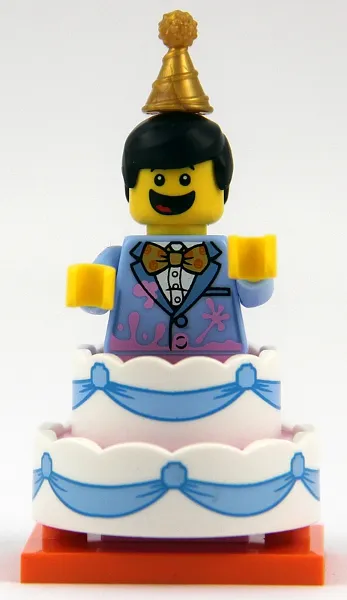 LEGO Cake Guy, Series 18 (Complete Set with Stand and Accessories) set