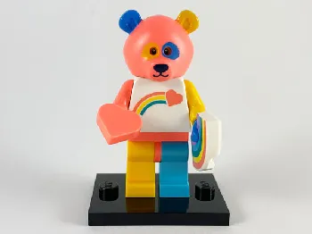 LEGO Bear Costume Guy, Series 19 (Complete Set with Stand and Accessories) set