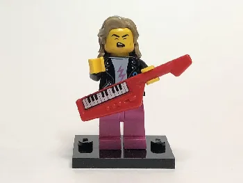 LEGO 80s Musician, Series 20 (Complete Set with Stand and Accessories) set