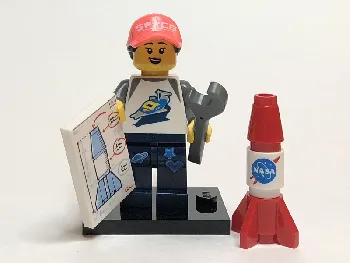 LEGO Space Fan, Series 20 (Complete Set with Stand and Accessories) set