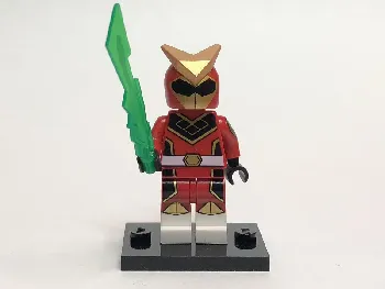 LEGO Super Warrior, Series 20 (Complete Set with Stand and Accessories) minifigure