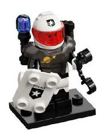 LEGO Space Police Guy, Series 21 (Complete Set with Stand and Accessories) set