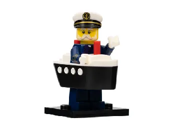 LEGO Ferry Captain, Series 23 (Complete Set with Stand and Accessories) set