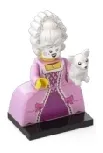 LEGO Rococo Aristocrat, Series 24 (Complete Set with Stand and Accessories) set