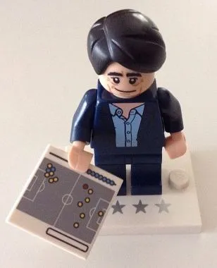LEGO Joachim Löw, Deutscher Fussball-Bund / DFB (Complete Set with Stand and Accessories) set