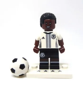 LEGO Jérôme Boateng, Deutscher Fussball-Bund / DFB (Complete Set with Stand and Accessories) set