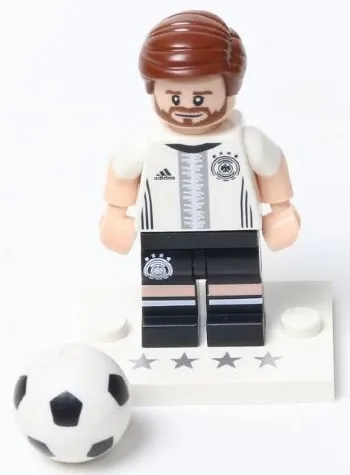 LEGO Shkodran Mustafi, Deutscher Fussball-Bund / DFB (Complete Set with Stand and Accessories) set