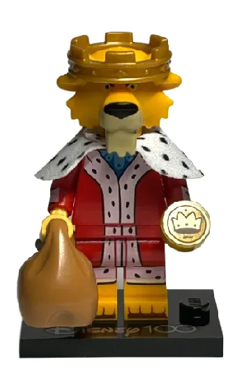 LEGO Prince John, Disney 100 (Complete Set with Stand and Accessories) set